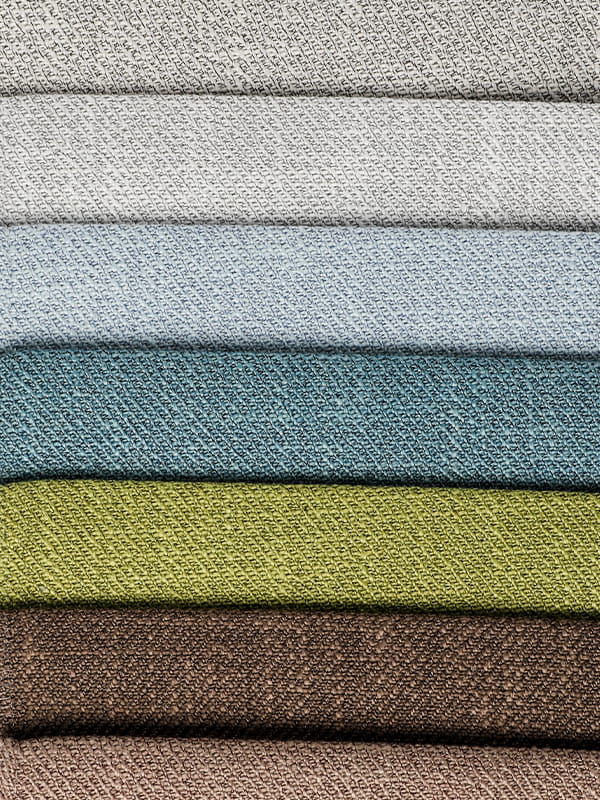 مبل ollies پارچه های کتانی پلی استر Twill Plain