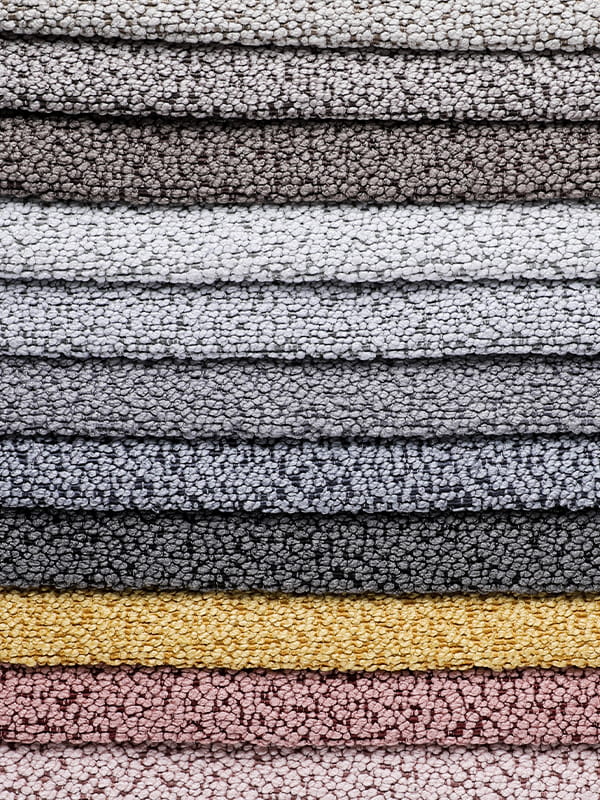 پارچه های پلی استر و پارچه کتان امیلی حلقه